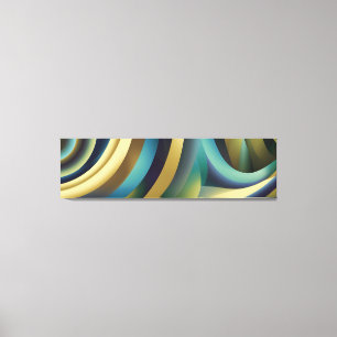 Abstract Seascape Fractured Waves 30 Canvas Print