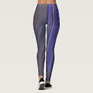 Abstract Seascape Fractured Waves 31 Leggings