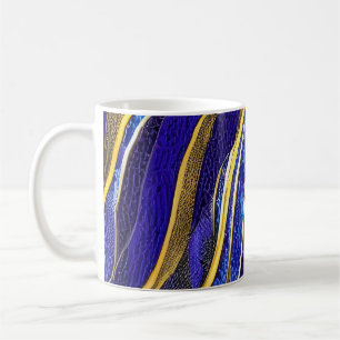 Abstract Seascape Fractured Waves 33 Coffee Mug