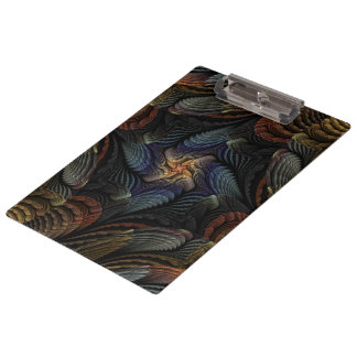 Abstract Seashells Clipboard