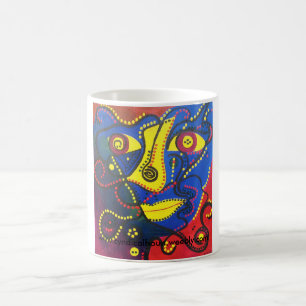 Abstract Self Portrait1 Coffee Mug