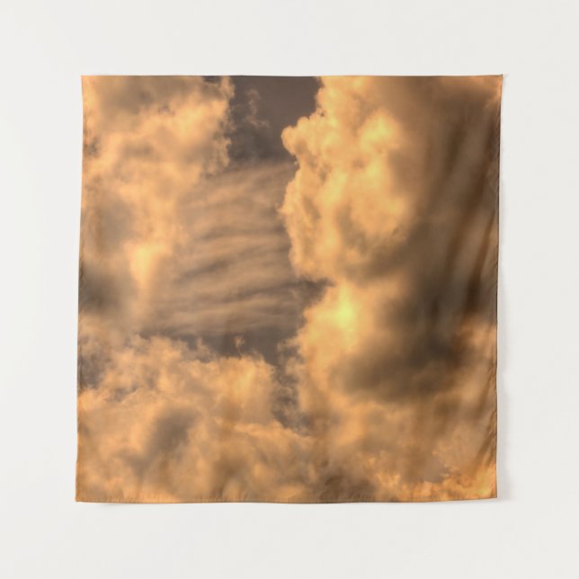 Abstract sepia cloud backgroundabstract, art, arti tapestry (Front)