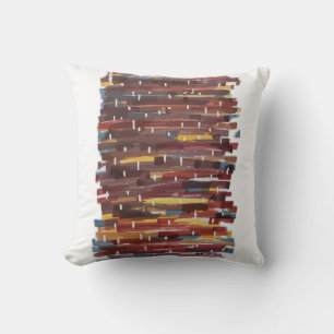 Abstract Sepia Cushion