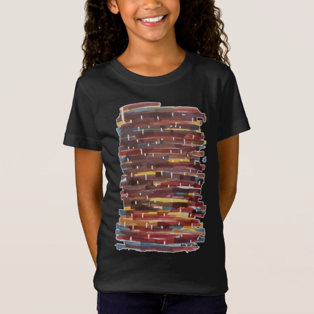 Abstract Sepia T-Shirt (Front)