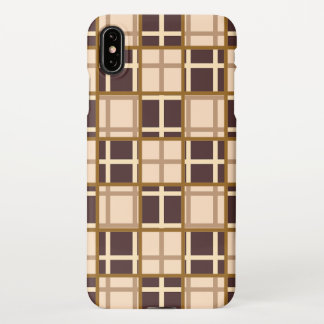Abstract Shades of Brown iPhone XS Max Case