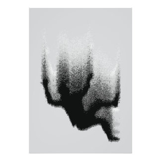 Abstract Shadowfall: Fluid Silhouette Photo Print