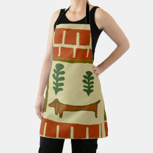 Abstract Shape, add text, Apron