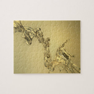 Abstract Shape Formed by Splashing Water Jigsaw Puzzle