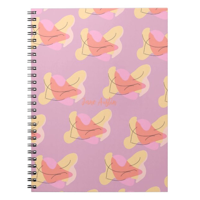 Abstract Shape Notebook (Front)