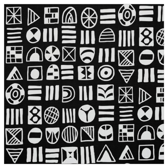 Abstract Shapes 060617 Pattern Fabric (Swatch)