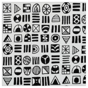 Abstract Shapes 060617 Pattern Fabric