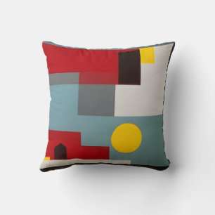 abstract shapes and colors 3 cushion