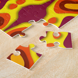 Abstract Shapes and Colours Interplay Jigsaw Puzzle