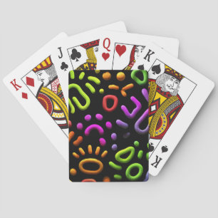 Abstract Shapes Art Playing Cards