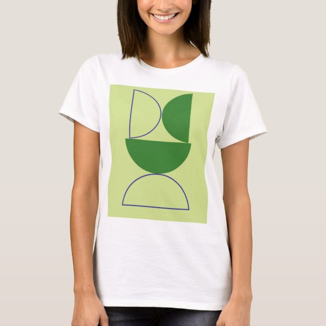 abstract shapes art T-Shirt (Front)