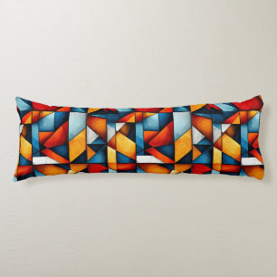 Abstract shapes body cushion