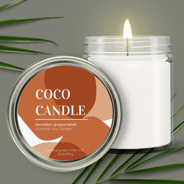 Abstract Shapes Candle Label (Creator Uploaded)