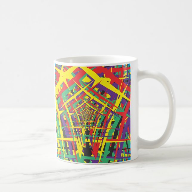 Abstract shapes coffee mug (Right)