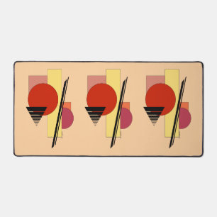 Abstract Shapes Desk Mat