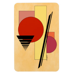 Abstract Shapes Magnet