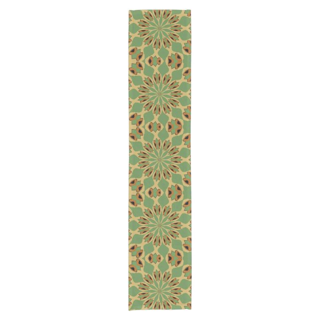 Abstract Shapes, Matisse Style, add text, Short Table Runner (Front)