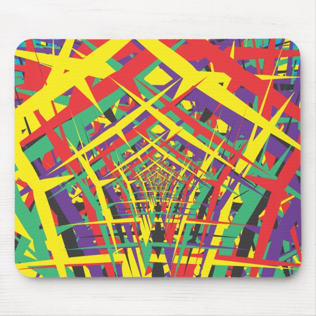 Abstract shapes mouse mat (Front)