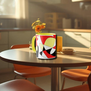 abstract shapes  mug