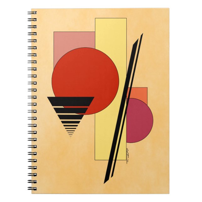 Abstract Shapes Notebook (Front)