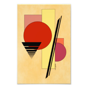 Abstract Shapes Photo Print