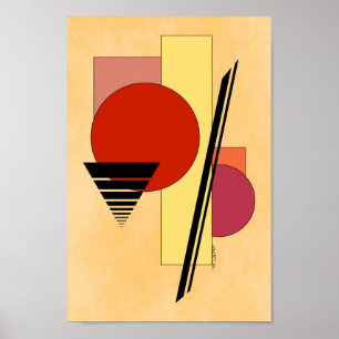 Abstract Shapes Poster