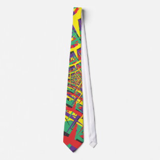 Abstract shapes tie