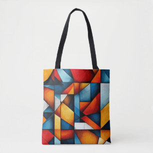 Abstract shapes tote bag