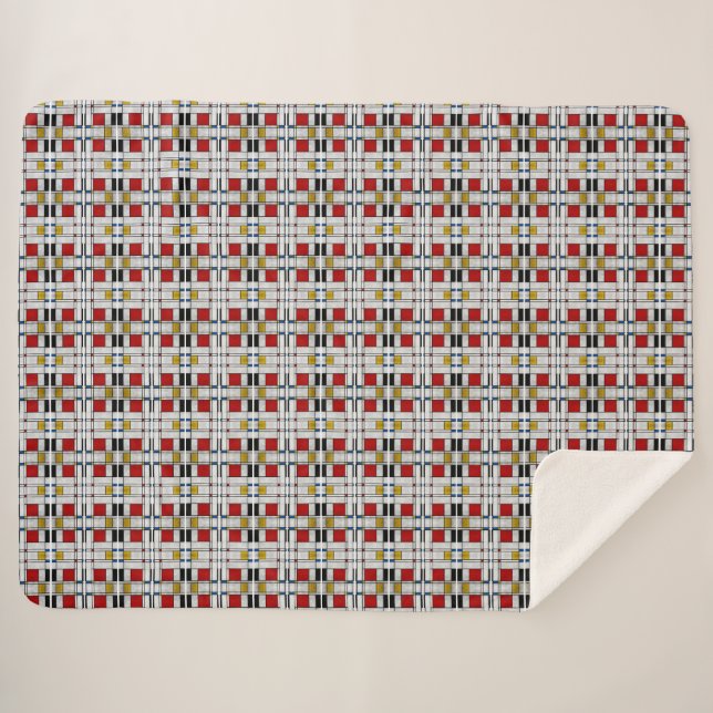 Abstract Sherpa Blanket (Front (Horizontal))
