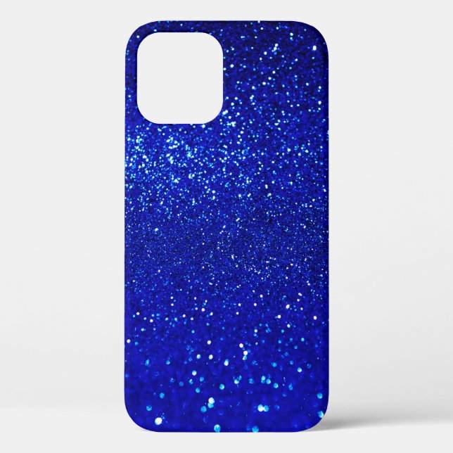 Abstract shiny blue glitter background Case-Mate iPhone case (Back)