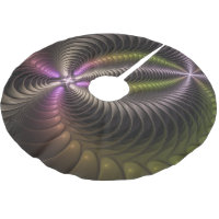 Abstract Shiny Trippy Colourful 3D Fractal Art
