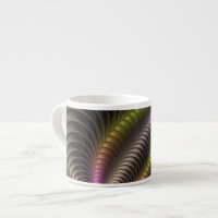 Abstract Shiny Trippy Colourful 3D Fractal Art