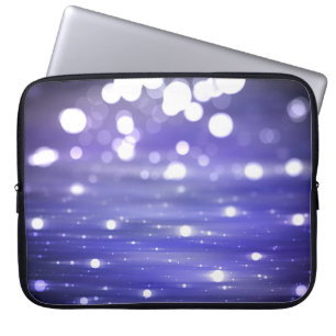 Abstract shiny violet background illustration digi laptop sleeve