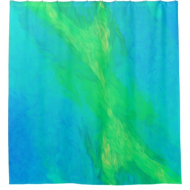 abstract shower curtain (Front)