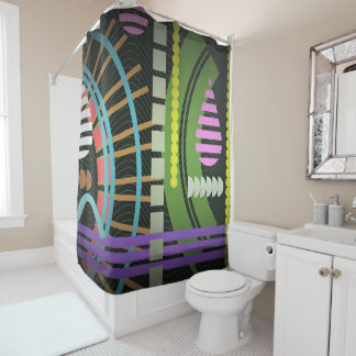 Abstract Shower Curtain