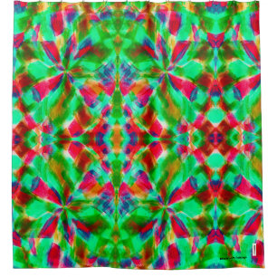 Abstract Shower Curtain