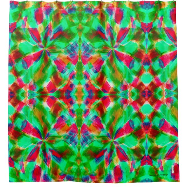 Abstract Shower Curtain (Front)