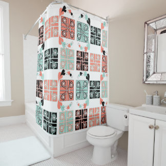 Abstract Shower Curtain