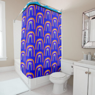 ABSTRACT Shower Curtain