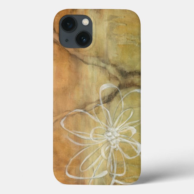 Abstract Silhouette Painting on Tan Background Case-Mate iPhone Case (Back)