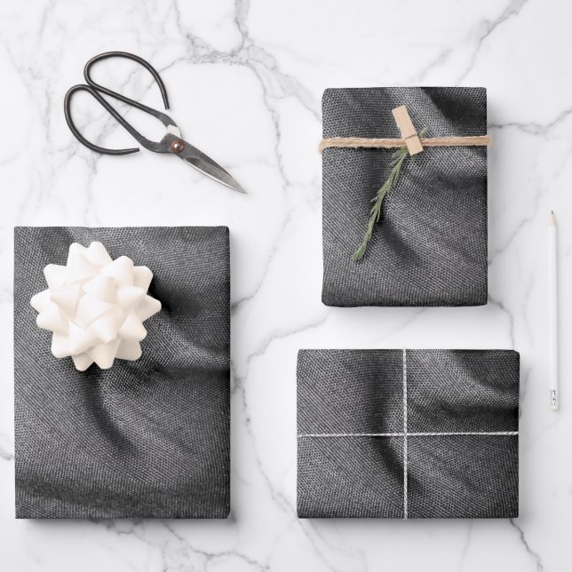 Abstract silk texture wrapping paper sheet (Front)