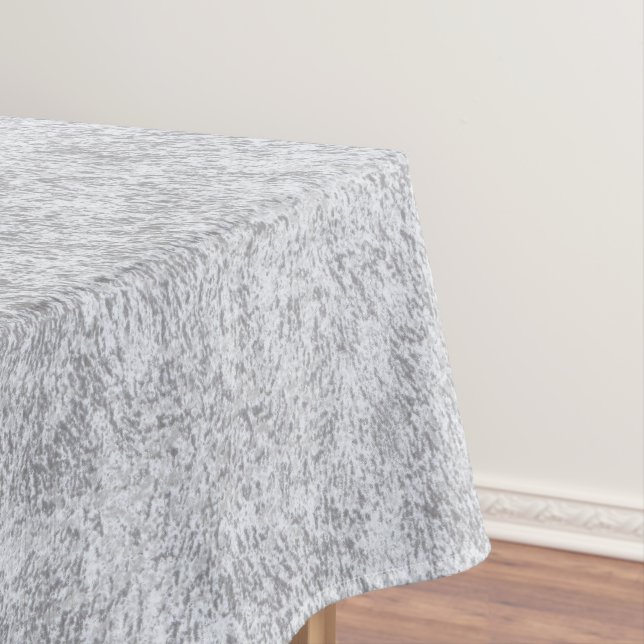 Abstract silver paper tablecloth (In Situ)