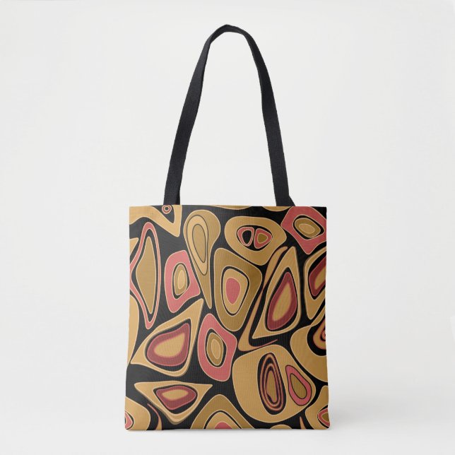 Abstract simple seamless texture pattern print tote bag (Front)