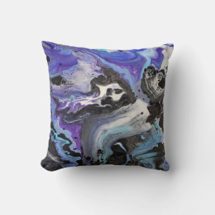 Abstract Skeleton Design for Halloween or any time Cushion