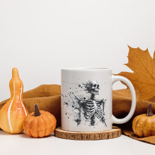 Abstract Skeleton Mug