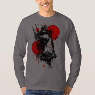 Abstract Sketch Hourglass Long Sleeve T-Shirt